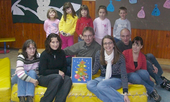 Dezember 2007: Angela Donhauser, Martina Bayer, Uli Iberer, Melanie Knarr, Rainer Kohl, Sonja Lang (mit Stationen und Begegnungen in Velika Kladusa, Banja Luka, Novi Travnik)