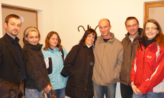 Dezember 2008: Vlatko Malbasic, Ivana Kaser, Angela Donhauser, Sonja Lang, Rainer Kohl, Uli Iberer, Melanie Knarr (mit Stationen und Begegnungen in Velika Kladusa, Banja Luka, Novi Travnik, Sarajevo)